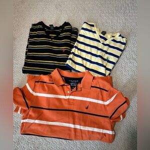 3 Striped US Polo & Nautica shirts